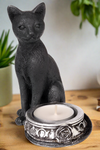 Alchemy Black Cat T-Light Holder | Angel Clothing