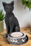Alchemy Black Cat T-Light Holder