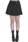 Banned Black Core Pinstripe Skirt | Angel Clothing