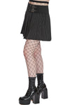 Banned Black Core Pinstripe Skirt | Angel Clothing