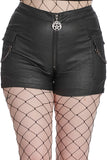 Banned Chaos Couture Shorts with Handcuffs | Angel Clothing