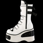 DemoniaCult KERA 108 White Boots (UK6, UK8) | Angel Clothing