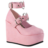 DemoniaCult POISON-99-2 Shoes Pink | Angel Clothing