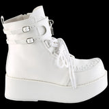 DemoniaCult SPRITE-70 Boots White | Angel Clothing