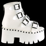 DemoniaCult ASHES 70 White Boots | Angel Clothing