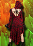 Burleska Hooded Red Jacket / Coat / Dress | Angel Clothing
