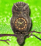 Chronology Wisdom Steampunk Owl Clock | Angel Clothing