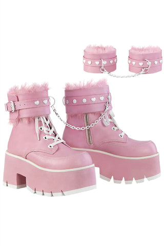 DemoniaCult ASHES 57 Pink Boots | Angel Clothing