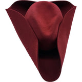 Tricorn Hat Burgundy | Angel Clothing