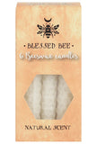 Beeswax Spell Candles Pack of 6 White | Angel Clothing
