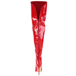 Pleaser COURTLY 3012 Boots Red | Angel Clothing