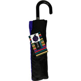 Purple and Black Swirl Folding Umbrella | Angel Clothing