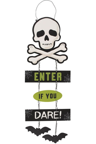 Enter If You Dare Chain Sign | Angel Clothing