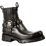 New Rock Motorcycle Collection Ankle Boots M.7621-S1 | Angel Clothing