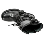 New Rock All Black NRK Skull Boots M.8366-S8 | Angel Clothing