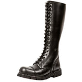 New Rock Military Laced Boots M.NEWMILI19-S1 | Angel Clothing