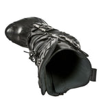 New Rock M-PUNK049 S1 Boots Black Flame | Angel Clothing