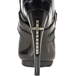New Rock Ladies Cross Boots M-PUNK061-S1 | Angel Clothing