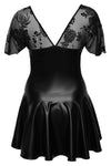 Noir Handmade Plus Size Short Dress | Angel Clothing