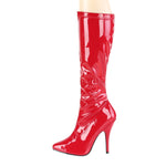 Pleaser SEDUCE-2000 Boots Red | Angel Clothing