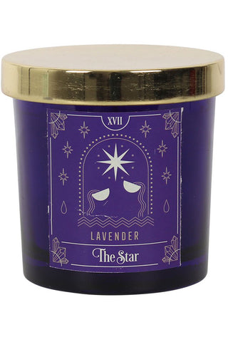 The Star Lavender Tarot Candle | Angel Clothing