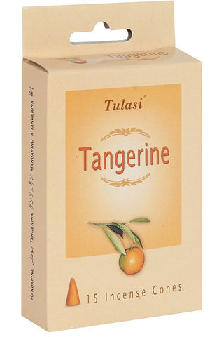 Tulasi Tangerine Incense Cones | Angel Clothing