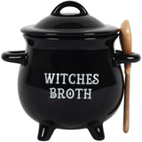 Witches Broth Cauldron Soup Both with Broom Spoon | Angel Clothing