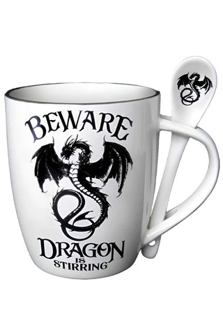 Alchemy Dragon is Stirring Mug and Spoon Set | Angel Clothing