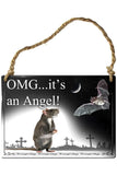 Alchemy OMG Its an Angel Rat and Bat Plaque | Angel Clothing