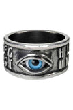 Alchemy Gothic Ouija Eye Ring R215 | Angel Clothing