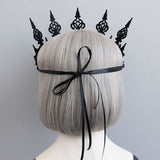 Black Rose Gothic Crown | Angel Clothing