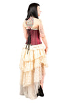 Burleska Ophelie Waterfall Skirt Cream | Angel Clothing