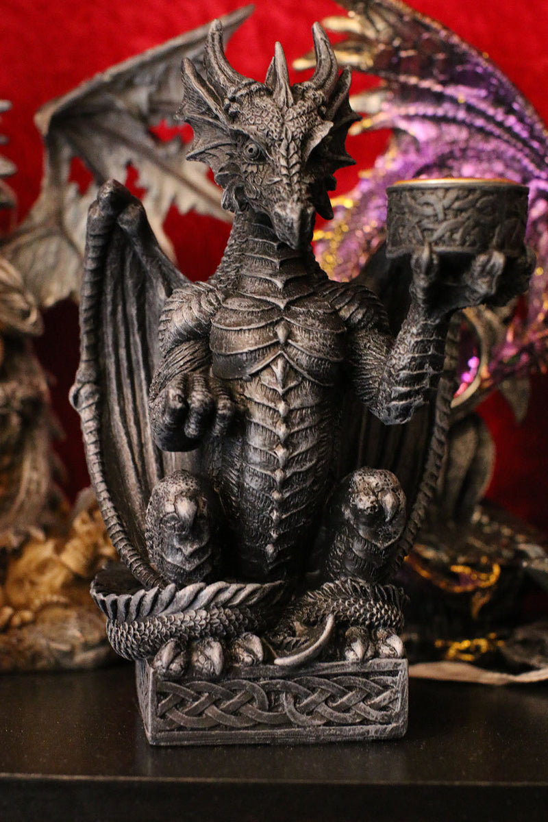 Light Keeper Dragon Candle Holder Angel Clothing
