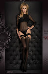 Ballerina 345 Hold Up Stockings Black | Angel Clothing