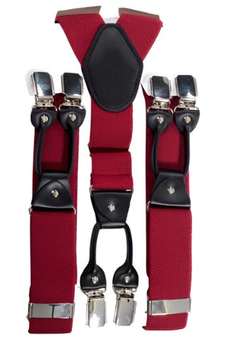 Banned Rockabilly Braces Red | Angel Clothing