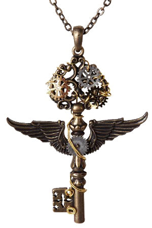 Mystica Steampunk Key Necklace | Angel Clothing