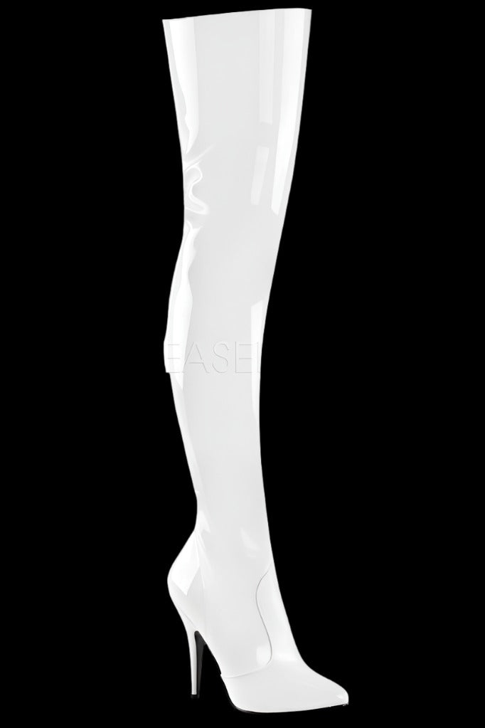 Pleaser SEDUCE 3010 Boots White - Main Image