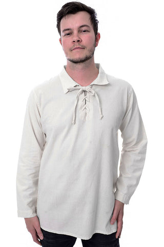 Innocent Pirate Shirt White | Angel Clothing