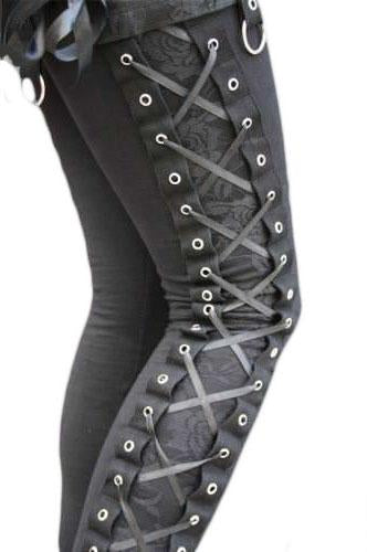 Gothic, Metal Leggings