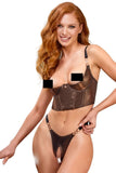 Abierta Fina Bronze Gold Set | Angel Clothing