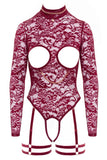 Abierta Fina Burgundy Body | Angel Clothing
