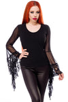 Ocultica Top with Lace | Angel Clothing