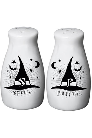 S Spells, P Potions, Salt and Pepper Sets | Angel Clothing