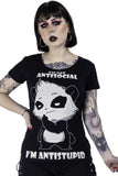 Killer Panda Antisocial TShirt | Angel Clothing