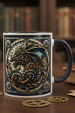 Steampunk Blue Dragon Mug Art031 | Angel Clothing
