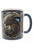 Steampunk Blue Dragon Mug Art031 | Angel Clothing