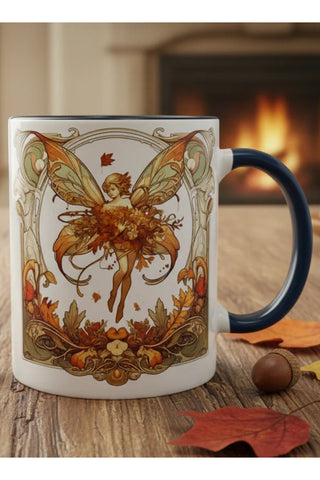 Autumn Fairy Mug Art043 | Angel Clothing