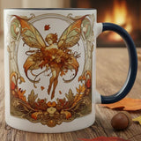 Autumn Fairy Mug Art043 | Angel Clothing