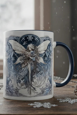 Winter Fairy Mug Art044 | Angel Clothing