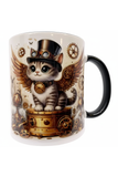 Steampunk Kitty Mug Art099 | Angel Clothing
